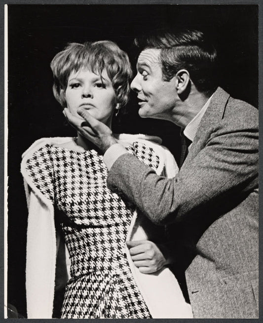 Barbara Harris and Louis Jourdan in the stage production a Clear Day You Can See Forever