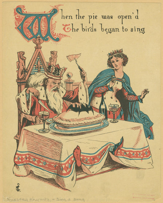 When the pie was open'd, the birds began to sing.