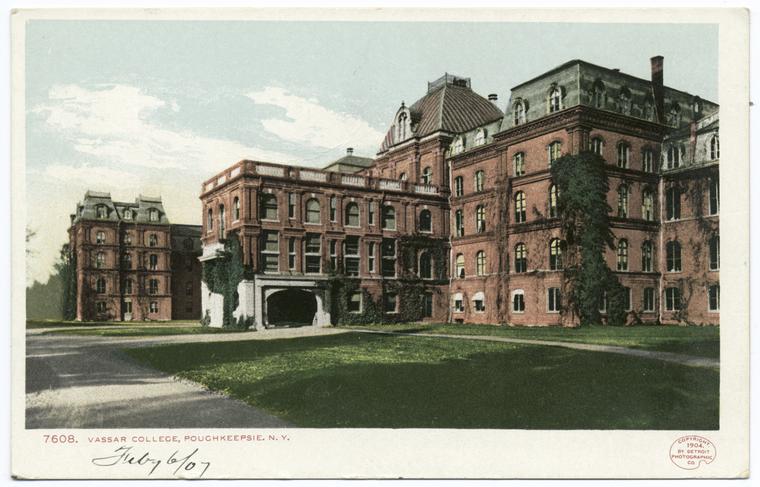 View, Vassar College, Poughkeepsie, N.Y.