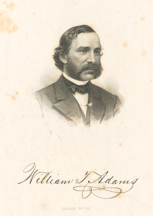 William T. Adams [signature] (Oliver Optic)