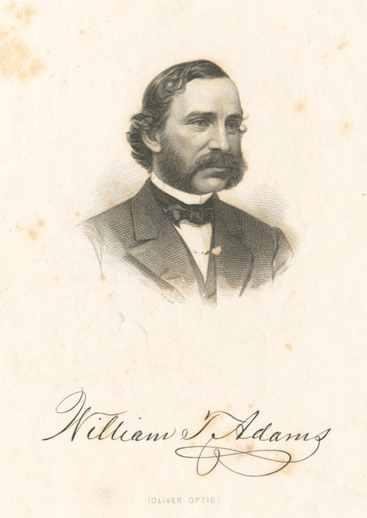 William T. Adams [signature] (Oliver Optic)