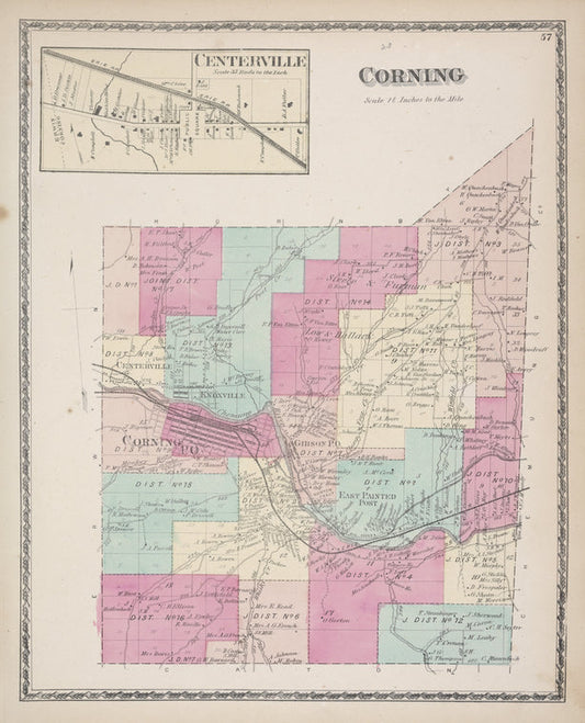 Centerville [Village]; Corning [Township]