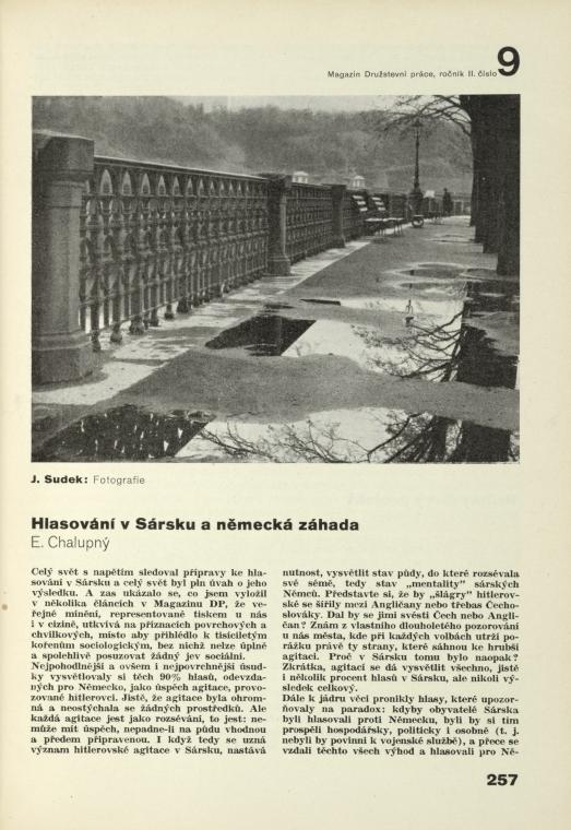 Hlasování v Sársku a německá záhada