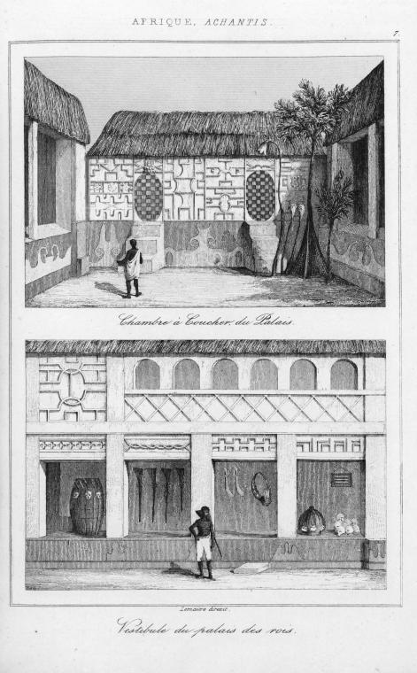Chambre a Coucher du Palais.  Vestibule du Palais des rois.
