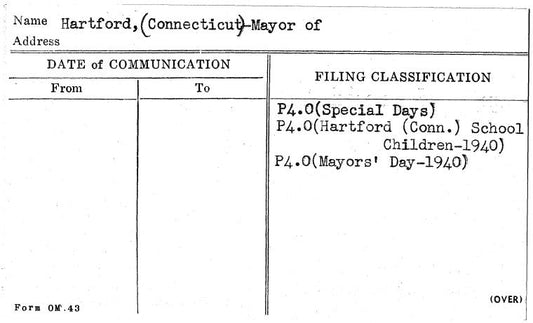Hartford, (Connecticut)-Mayor of