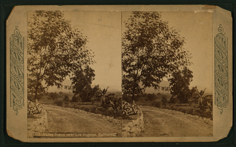 Valley Scene near Los Angeles, California.