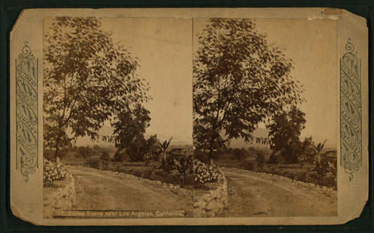 Valley Scene near Los Angeles, California.