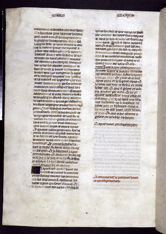 End of volume one.  Initial, rubrics