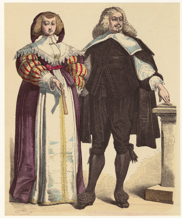 German man and woman, seventeenth century