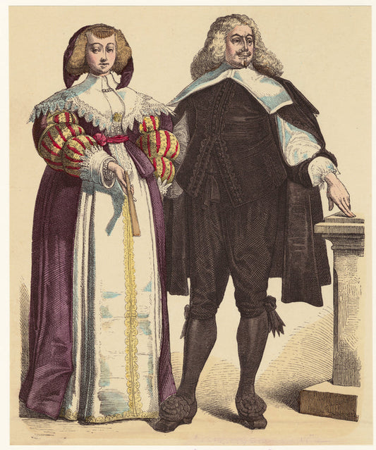 German man and woman, seventeenth century