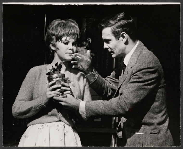 Barbara Harris and Louis Jourdan in the stage production a Clear Day You Can See Forever