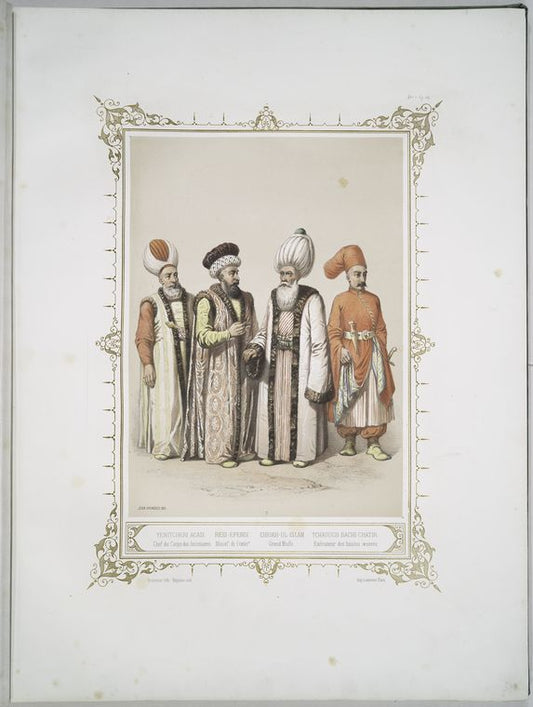 Yenitcheri Acasi, Chef du Corps des Jamissaires, Reis-Efendi, Ministe. de l'extérr, Tchaouch Bachi Chatir, Exécuteur des hautes œuvres.