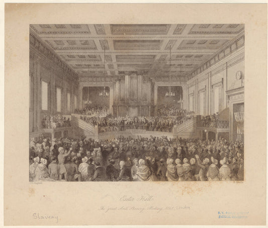 Exeter Hall : The great anti-slavery meeting, 1841